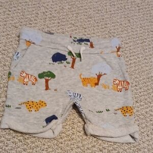 Kids Jungle Adventure Print Shorts